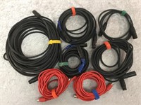 6 Cables with Pin DMX Connectors