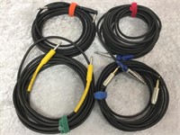 4 Guitar Cables