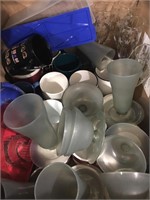 dessert dishes, cookie cutter, coffee cups