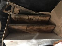 miter box/saw, hack saw
