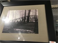 Black and white image matted
