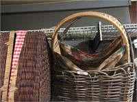 2 baskets and picnic basket