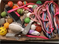 CAT TOYS, COLLARS, LEASHES, BRUSHES