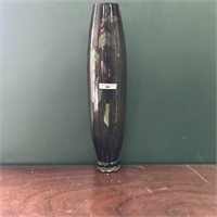 Black Oval vase