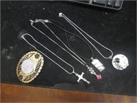 Marked 925 Necklaces & Cool Belt Buckle