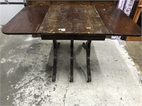 Antique Folding Large Dining Table