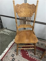 Antique Wood LOT 2 Nostalgia Oak Side Chair