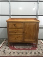 Wooden Kitchen Cabinet 3 Drawers 1 Door
