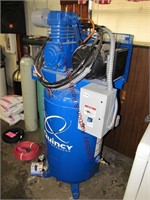 Quincy 7.5 HP 2 stage, 80 gal, HD industrial cast-