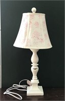 Pink Floral Night Light Accent Lamp
