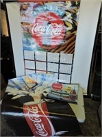 Coca-Cola Poster & 2 Calendars