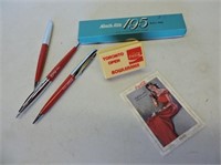Coca-Cola Pens, Night Light, Card