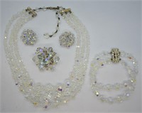 Vintage Laguna Crystal Jewelry Suite