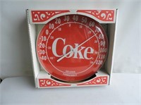 Coca-Cola Thermometer, 12" Dial