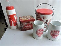 Coca- Cola Tins, Water Bottle & Mugs