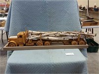 WOODCRAFTS by R.D.H  - Wooden Semi with Log
