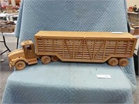 WOODCRAFTS by R.D.H  - Wooden Semi with Cattle