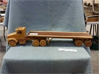 WOODCRAFTS by R.D.H  - Wooden Semi with Trailer