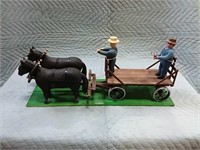 Handcrafted wooden Horse and Wagon