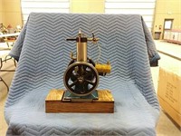 Handcrafted working gas engine , coil is there