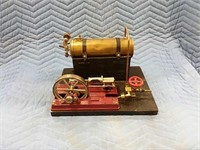 Working Toy Steam engine converted to air