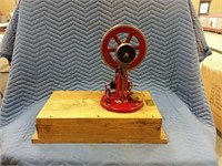 "Little Red" working Handcrafted Gas Engine