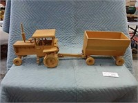 WOODCRAFTS by R.D.H  - Wooden Tractor and trailer