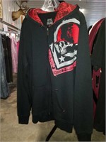 Metal Mulisha zip up hoodie mens size M