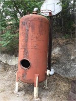 Large Metal Upright Tank