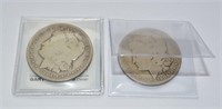 Choice (2) 1904 S Morgan silver dollar, key d