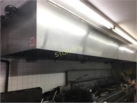 ~18' S/S Exhaust Hood with Fire Suppression System