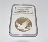 2008 P bald eagle $2 coin, graded PF69 ultra