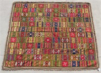 Handmade Indian Quilt w/Swastika or Indian Cross