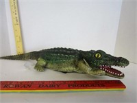Alligator toy battery operated; tail wags & moves