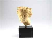 ANCIENT ROMAN MARBLE HEAD OF A GODDESS