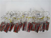 Lot of Confederate key chains