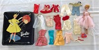 1961 Bubblecut Barbie Doll + Case & Clothes