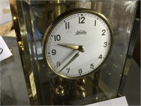 VINTAGE WELBY BRASS CARRIAGE CLOCK