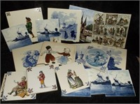ANTIQUE DELFT TILES THESE ARE A MUST SEE
