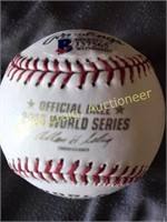 2006 World Series signed ball Jim Edmonds