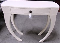43 - WHITE CONSOLE TABLE (199.00)
