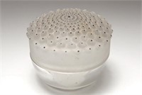 Lalique Crystal "Cactus" Dressing Table Powder Box