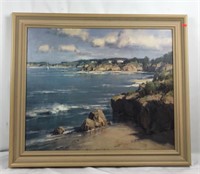 Seaside Original Oil Painting