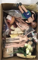 Assortment of Dolls and Decorations