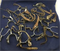 Horse Bits and Spurs and Some Leather Pieces