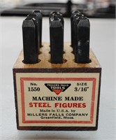 Miller Falls Company - Steel Numbers Set - in box