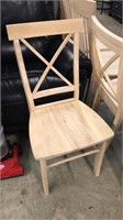 Natural X Back Dining Chairs