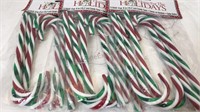 3 packs of 6 decorative red/green/white candy