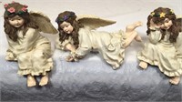 3 shelf angel figurines