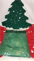 Green flannel back tablecloth(in plastic) 52" x